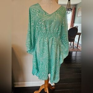 Lindsay Philips Women’s Size M/L Swim Cover-Up Dress Lightweight Beachy Vacation